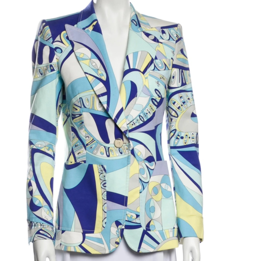 EMILIO PUCCI Printed Blazer